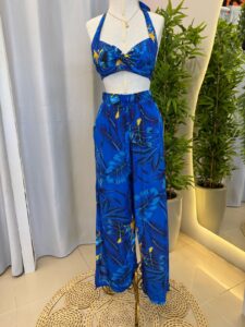 Top + Calça (Azul)