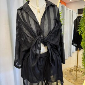 Conjunto Telinha Preta